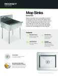 Regency Mop Sinks Buying Guide