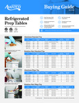 Avantco Prep Table Buying Guide