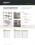 Regency Space Solutions Jug and Keg Rack Kits