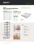 Regency Space Solutions Slanted Merchandising Shelves Regency Space Solutions Slanted Merchandising Shelves