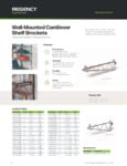 Regency Space Solutions Wall-Mounted Cantilever Shelf Brackets