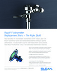 Sloan replacement parts
