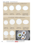 Cal-Mil Shallow Coupe Classic Rim melamine