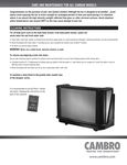 Cambar Care Maintenance Guide