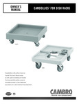 Cambro - Owners Manual for Camdollies for Dish Racks