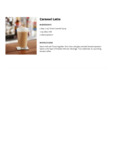 Caramel Latte Recipe