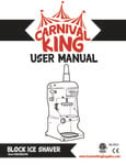 Carnival King User Manual for Block Ice Shaver