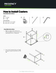 caster assembly instruction