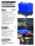 CaterGator Pan Accessories Spec Sheet