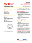 CDN DT392 Specsheet