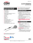 CDN Lollipop Thermometer Instructions CDN Lollipop Thermometer Instructions