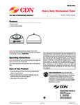 CDN MT1 Specsheet
