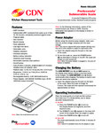 CDN SD1110X Instructions