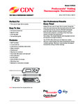 CDN TCT572-BK Instructions