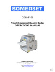 CDR-1100 Manual