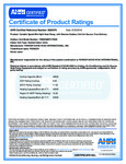 Parker Davis RYB048GMFILCAD Certificate