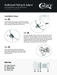 Bulkhead Fitting and Spigot instructions