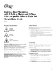 Choice SS Mandoline Manual 407SSMANO3IB