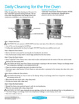 Cleaning instructions turbochef Red