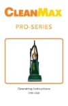 CleanMax CMP3QD Owners Manual