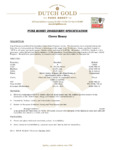 125HONCLOVDG Ingredient Sheet 125HONCLOVDG Ingredient Sheet