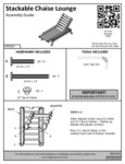 Crestone Chaise Lounge Assembly Guide