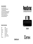CM1100 Installation Instructions