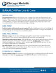 BAKALON Use & Care BAKALON Use & Care