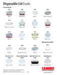 Cambro Commercial Disposable Lid Guide