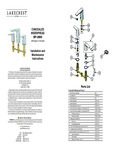 Concealed widespread BP-2995 Installation and maintenance instructions