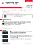 Merrychef ConneX Quick Start Guide Merrychef ConneX Quick Start Guide
