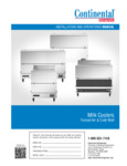 Continental Refrigerator MC Manual Continental Refrigerator MC Manual