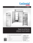 Continental Refrigerator Reach-Ins & Roll-Ins Manual 