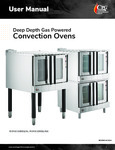 Cooking Performance Group Convection Ovens Deep Depth User Manual