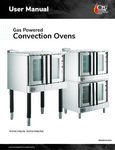 Cooking Performance Group Gas Powered Convection Ovens User Manual