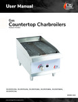 Cooking Performance Group Radiant Charbroilers User Manual