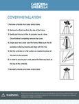 California Umbrella Cover Replacement Instructions
