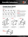 CPG Combi Oven Stand Assembly Instructions