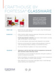 Fortessa Crafthouse Glassware Care and Handling