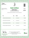 Crofters Food Service Kosher Certificate Crofters Food Service Kosher Certificate