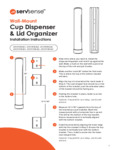 Cup Dispenser and Lid Organizer_Instruction Sheet