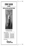Curtron M-Series Strip Door Installation Manual