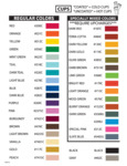 FPI500 Customization Color Chart