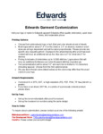 Edwards Garment Customization Edwards Garment Customization
