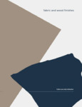 fabric and wood finishes