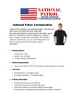 National Patrol Customization
