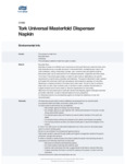 Tork Universal Masterfold Natural Kraft 1-Ply Napkin