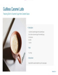 DaVinci Guiltless Caramel Latte Recipe