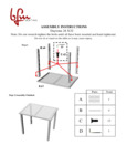 Daytona SUD2432BLK Assembly Instructions
