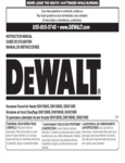 DeWalt DXH-HD Owners Manuel